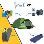 Camping tent pack rental 2 people