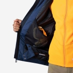 Rossignol men's ski jacket rental function jkt dark navy details (7)